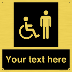 Custom information: black panel disabled and male